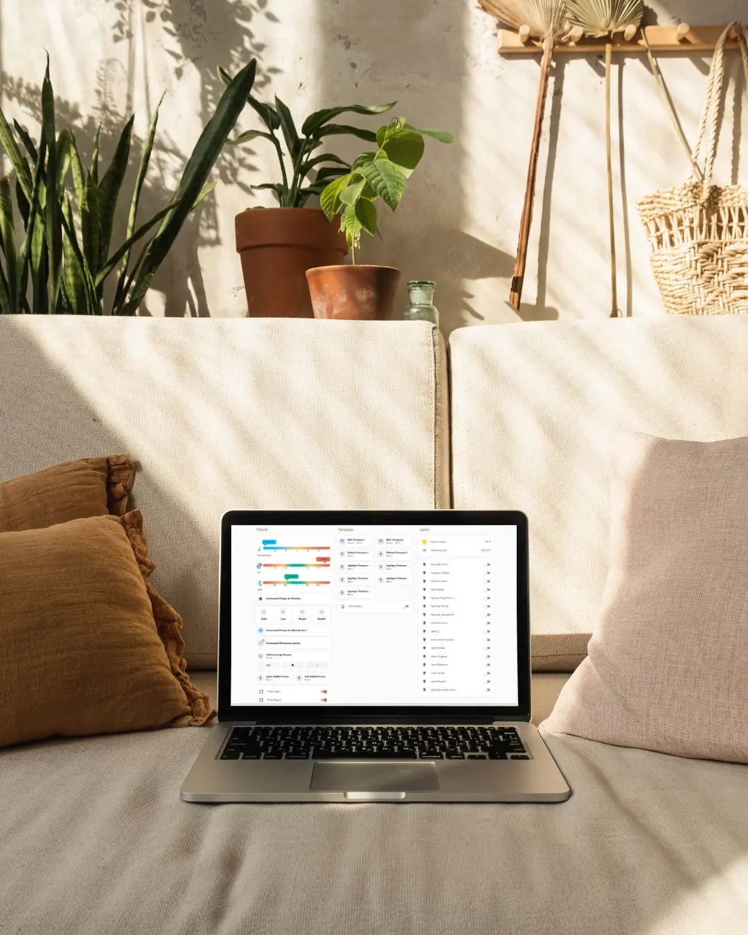 Home Sweet Dom - Interface user - Capteurs